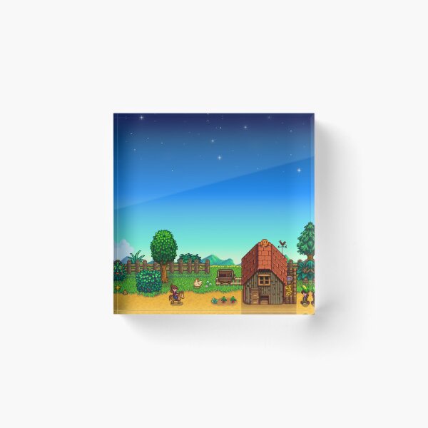 Item preview, Stardew Valley Sweet Farm View designed and sold by MatDeskBlue.