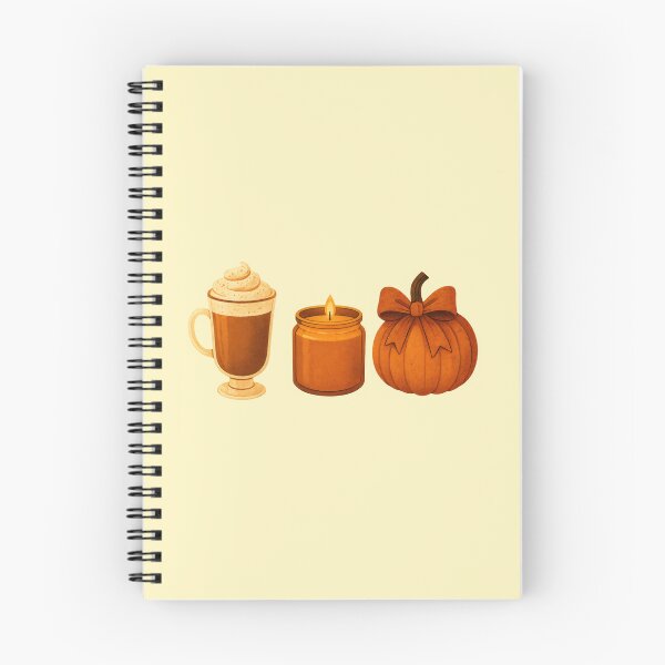 Item preview, Fall Vibes Latte Candle Pumpkin Girly Style designed and sold by DemureArtsy.