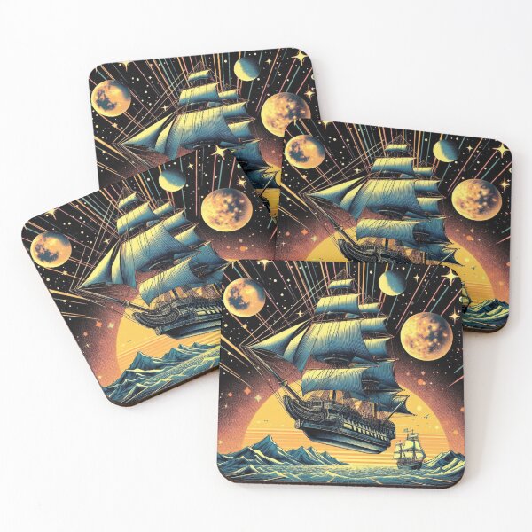 Item preview, Old sailing ship at space  designed and sold by Dogandesighn.