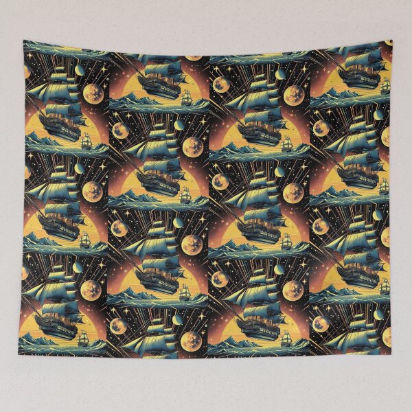 Item preview, Old sailing ship at space  designed and sold by Dogandesighn.