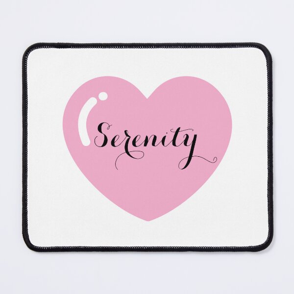 Item preview, Serenity name with Pink Heart  designed and sold by Monika Howarth.