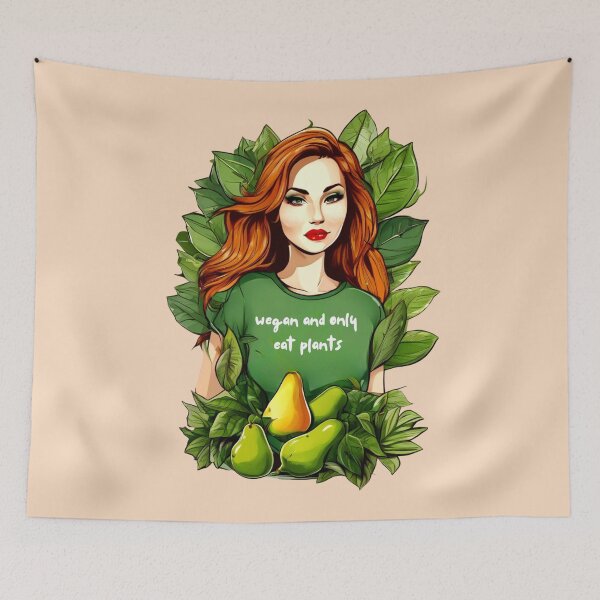 Item preview, Let Your Shirts Be Vegan designed and sold by Zofia Sosnecka.