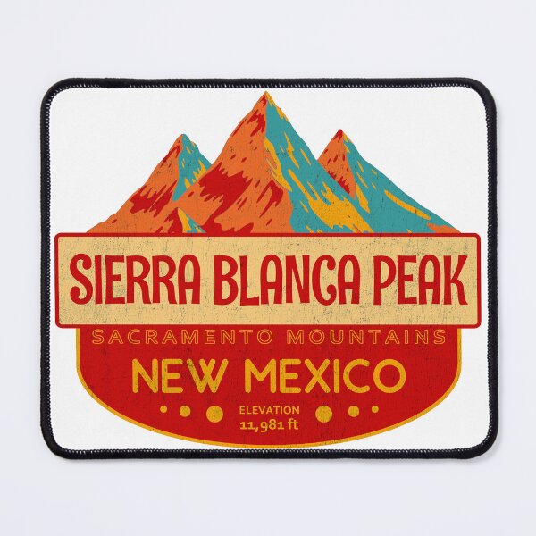 Item preview, Sierra Blanca Peak, Sacramento Mountains, New Mexico, Mountain Design designed and sold by Wanderful-roads.