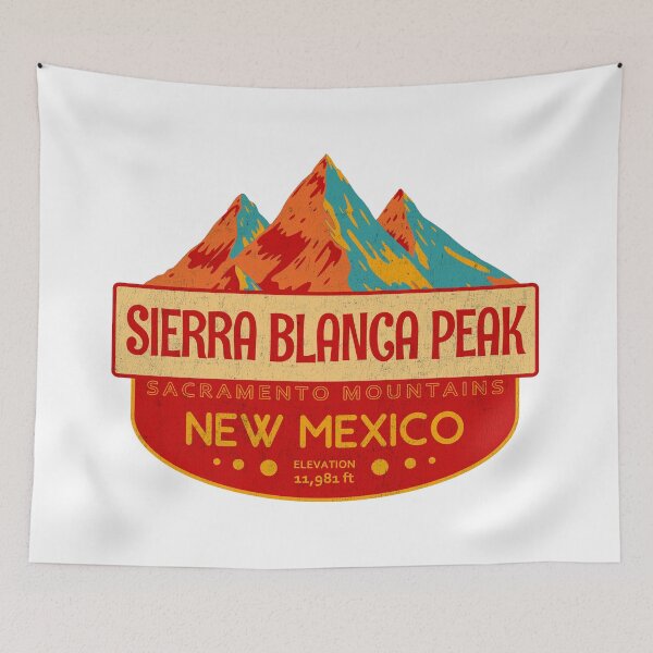 Item preview, Sierra Blanca Peak, Sacramento Mountains, New Mexico, Mountain Design designed and sold by Wanderful-roads.