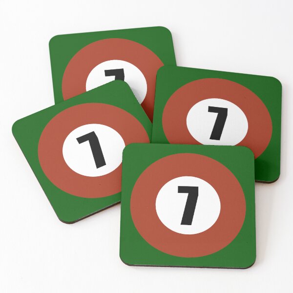 Item preview, Number Seven 7 Ball Design Logo Pool Billiards  designed and sold by Lartheviking.