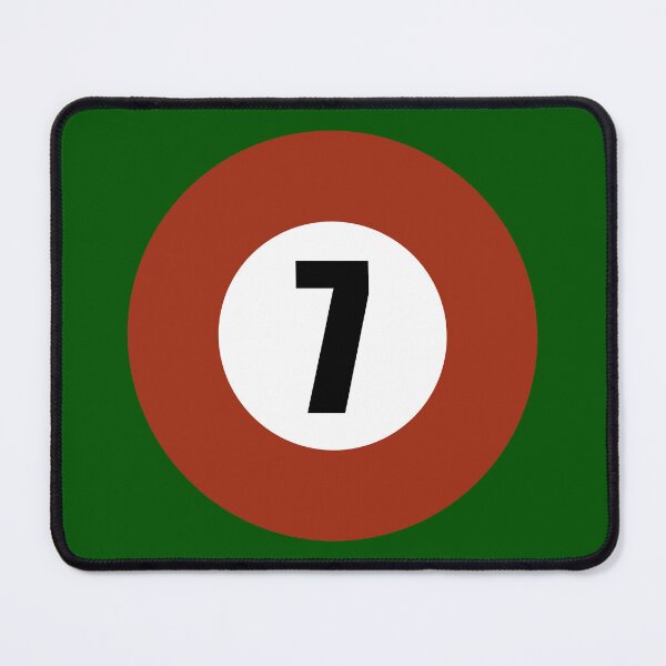 Item preview, Number Seven 7 Ball Design Logo Pool Billiards designed and sold by Lartheviking.