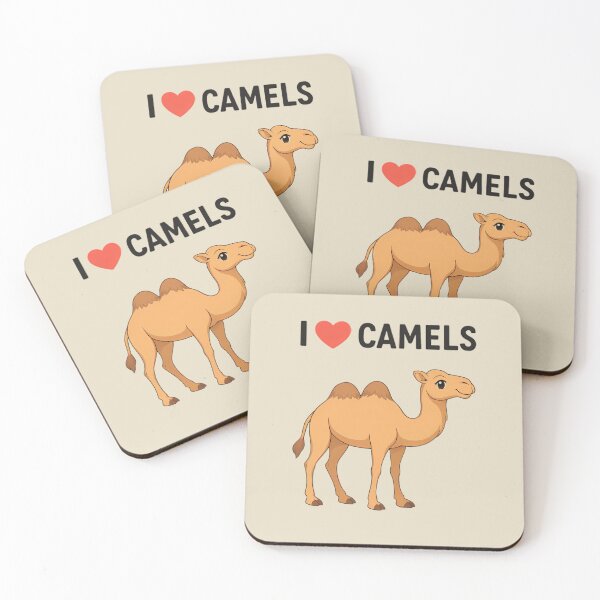 Item preview, Kawaii Anime Camel In the Desert – “I ❤️ Camels”  designed and sold by Twittlefish.