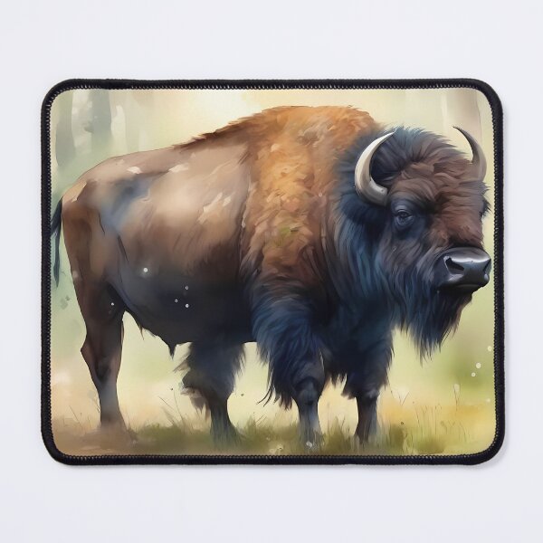 Item preview, Buffalo in a Forest designed and sold by CalmnessbyChoice.