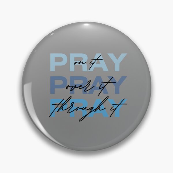 Item preview, Pray Typography Minimal – Christian Bible Faith-Based designed and sold by Evangelita.