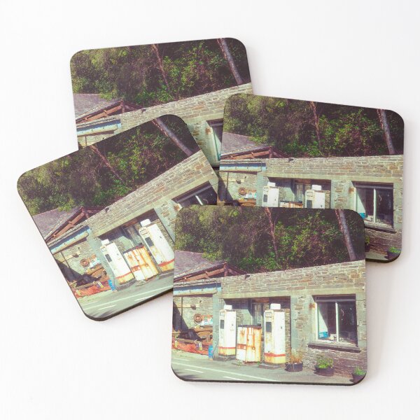 Item preview, Old Garage at Pont-rhyd-y-groes designed and sold by hawkie.