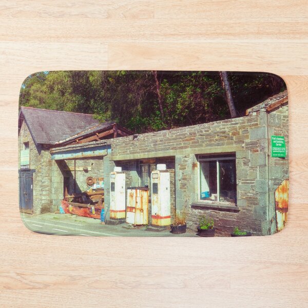 Item preview, Old Garage at Pont-rhyd-y-groes designed and sold by hawkie.