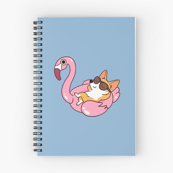 Item preview, Corgi and Flamingo Pool Float Summer designed and sold by thepawster.