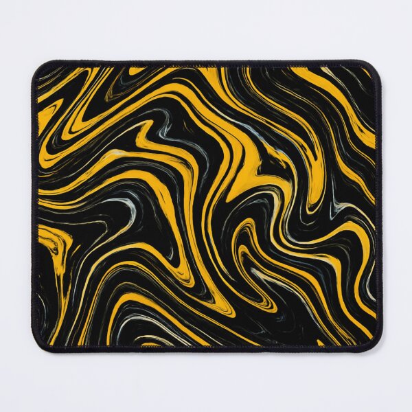 Item preview, Black & Yellow Marble designed and sold by SimplyJamee.