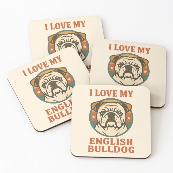 Item preview, English Bulldog designed and sold by TheWonkyEaselCo.