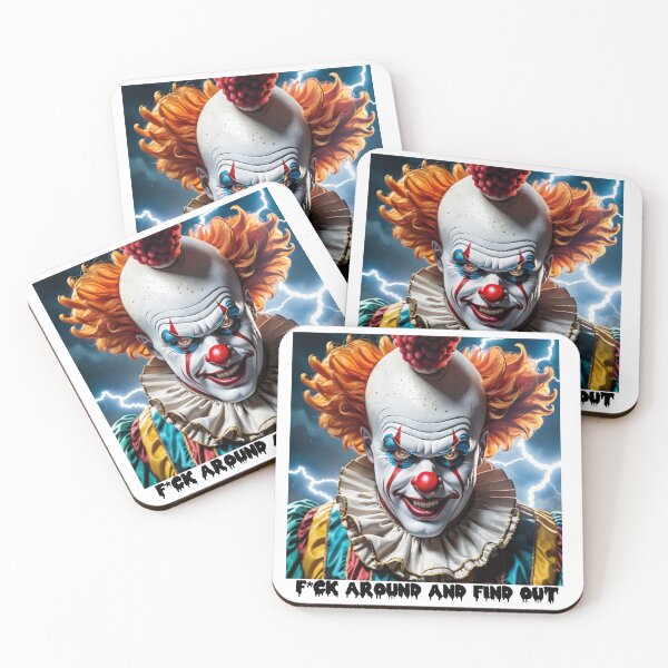 Item preview, F*CK AROUND AND FIND OUT - EVIL CLOWN designed and sold by designsjmc.