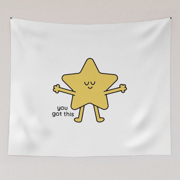 Item preview, Motivational cute yellow star designed and sold by maura41.