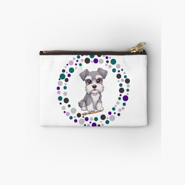 Artikelvorschau, Feiern Sie den Dot Day mit meinem Zwergschnauzer | Bunte Hundekunst entworfen und verkauft von The Real Life Symphony.