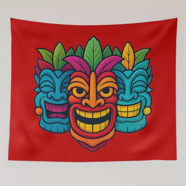 Item preview, Three Tiki Masks designed and sold by VelvetRoom.