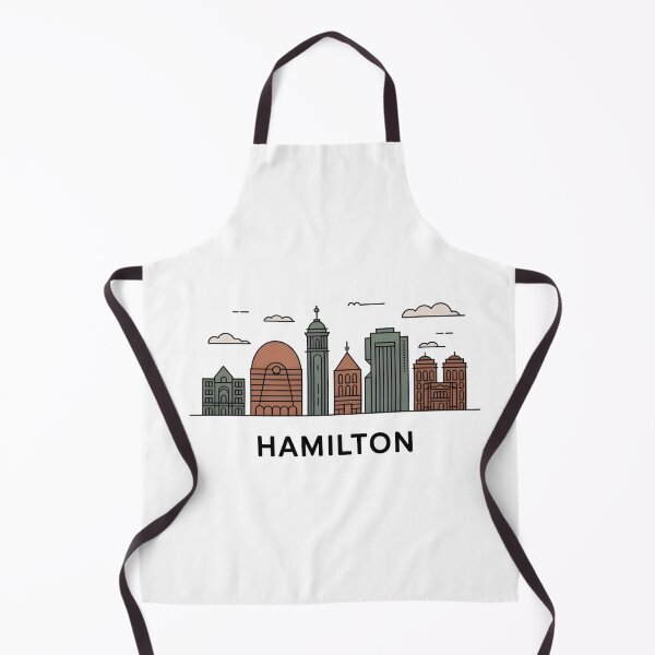 Item preview, Hamilton Skyline – Minimalist Earthy Travel Souvenir Design designed and sold by Paper Drip.