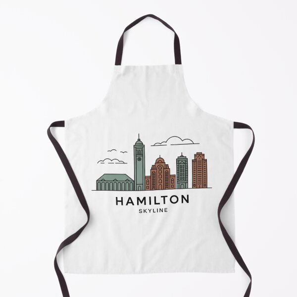 Item preview, Hamilton Skyline – Minimalist Earthy Travel Souvenir Design designed and sold by Paper Drip.
