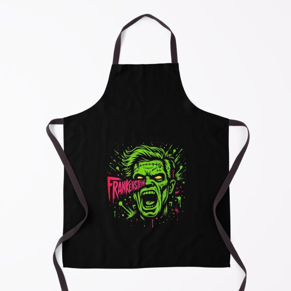 Item preview, Frankenstein Monster Neon Horror Illustration designed and sold by Enea Kelo.