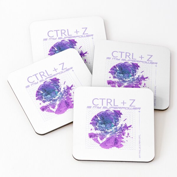 Item preview, CTRL + Z is my superpower designed and sold by RealDesignPOD.