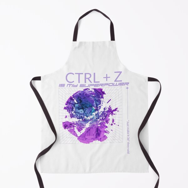 Item preview, CTRL + Z is my superpower designed and sold by RealDesignPOD.