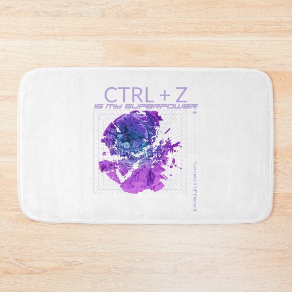 Item preview, CTRL + Z is my superpower designed and sold by RealDesignPOD.