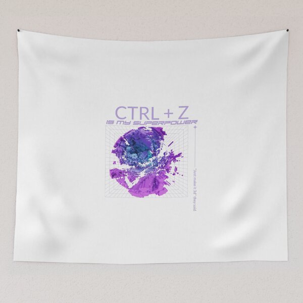 Item preview, CTRL + Z is my superpower designed and sold by RealDesignPOD.