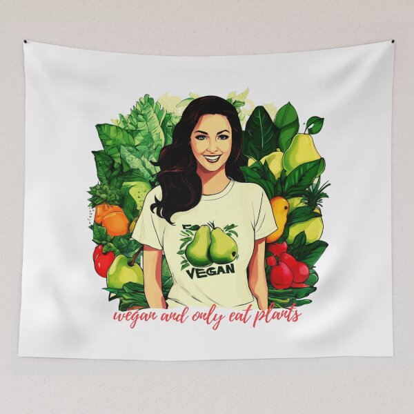 Item preview, Let Your Shirts Be Vegan designed and sold by Zofia Sosnecka.