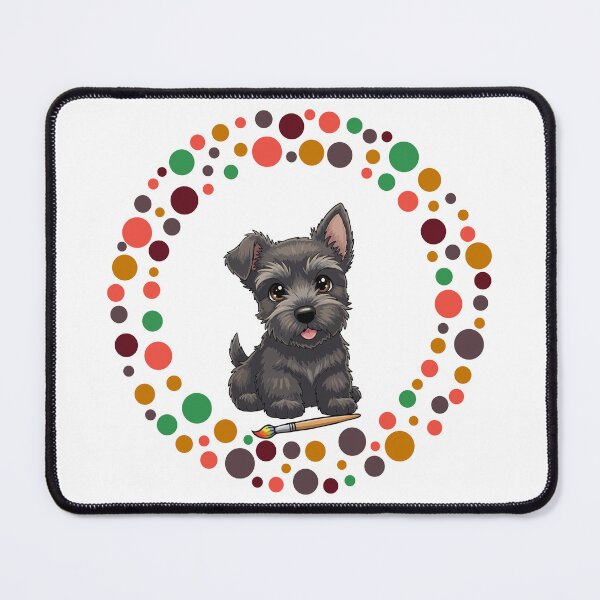 Item preview, Celebrate Dot Day with My Scottish Terrier | Colorful Dog Art designed and sold by The Real Life Symphony.