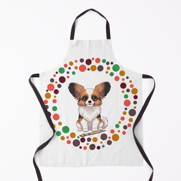 Artikelvorschau, Feiern Sie den Dot Day mit meinem Papillon | Bunte Hundekunst entworfen und verkauft von The Real Life Symphony.