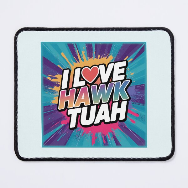 Item preview, I Love Hawk Tuah: Funny Viral Meme T-Shirt Design designed and sold by NewAspect.