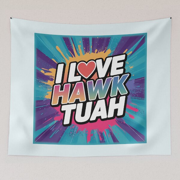 Item preview, I Love Hawk Tuah: Funny Viral Meme T-Shirt Design designed and sold by NewAspect.
