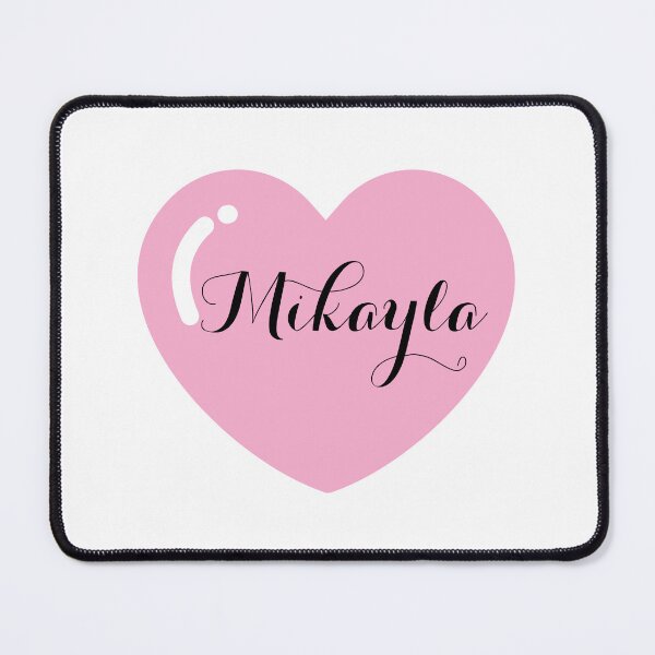 Item preview, Mikayla name with Pink Heart  designed and sold by Monika Howarth.