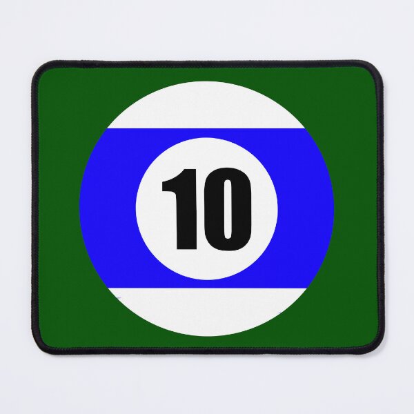 Item preview, Number Ten 10 Ball Design Logo Pool Billiards designed and sold by Lartheviking.
