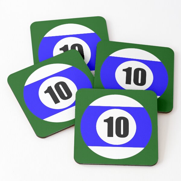 Item preview, Number Ten 10 Ball Design Logo Pool Billiards  designed and sold by Lartheviking.