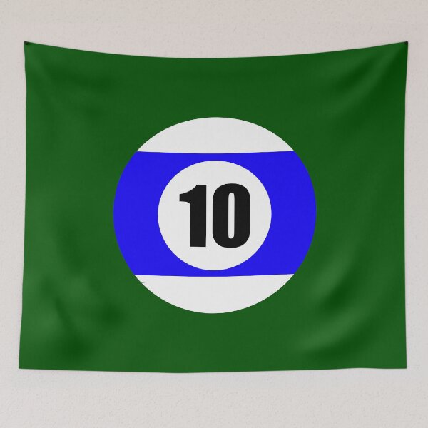 Item preview, Number Ten 10 Ball Design Logo Pool Billiards  designed and sold by Lartheviking.