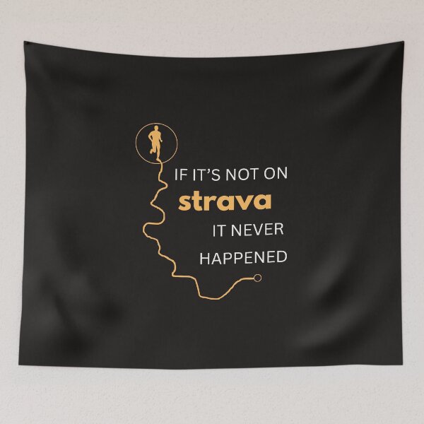 Item preview, If It’s Not On Strava It Never Happened Running T-Shirt designed and sold by GiggleDesign.