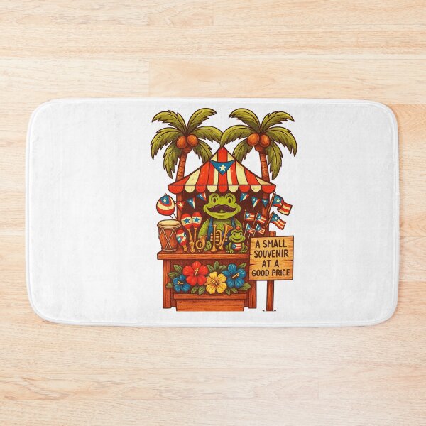 Item preview, Puerto Rican Souvenir Stand – Tropical Frog with Latin Vibes designed and sold by TediThings.
