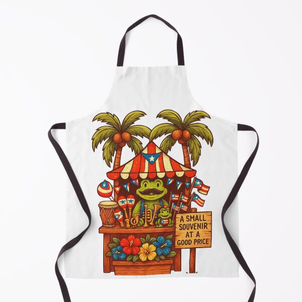 Item preview, Puerto Rican Souvenir Stand – Tropical Frog with Latin Vibes designed and sold by TediThings.