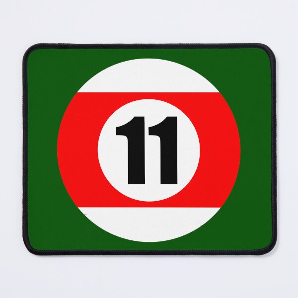 Item preview, Number Eleven 11 Ball Design Logo Pool Billiards  designed and sold by Lartheviking.