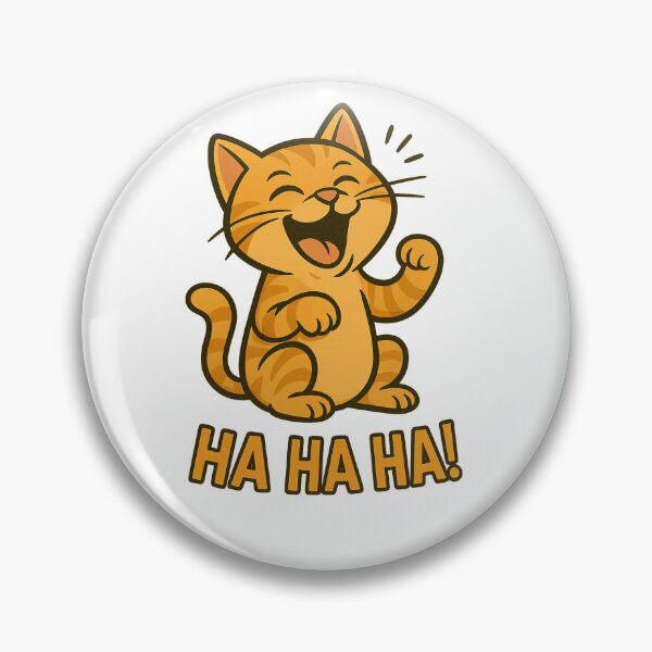 Item preview, A hilarious cartoon cat bursting into laughter – pure joy in feline form! designed and sold by ChernivtsiSkoda.