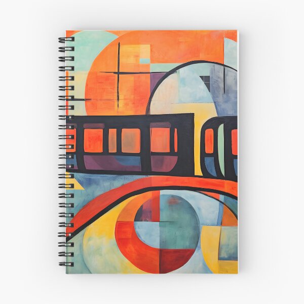 Item preview, Chromatic Reverie- Street Art Utopia and Cubist Whirlwinds, Dance with Memories and Hopes, Illuminating the Abstract Impressions of the City’s Metro designed and sold by OlfactoART Studio.
