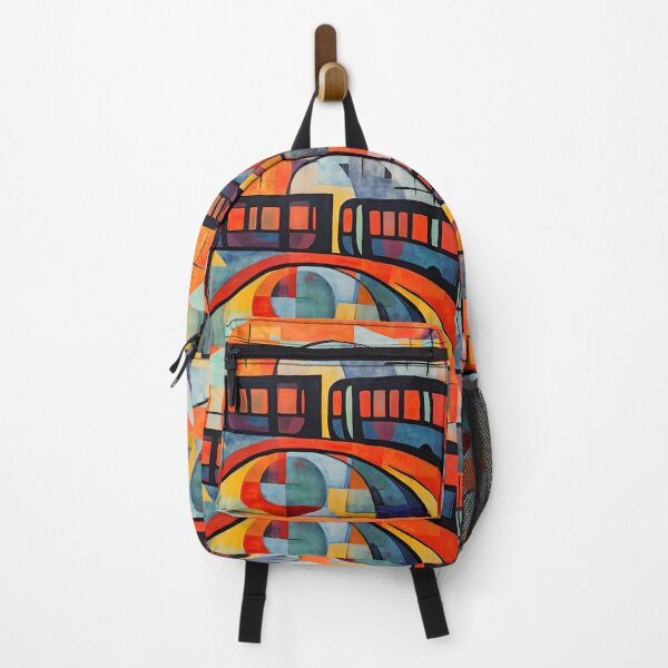 Item preview, Chromatic Reverie- Street Art Utopia and Cubist Whirlwinds, Dance with Memories and Hopes, Illuminating the Abstract Impressions of the City’s Metro designed and sold by OlfactoART Studio.