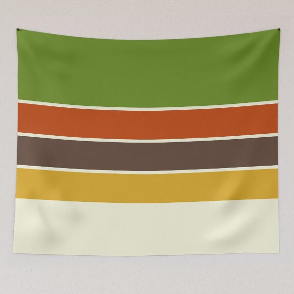 Item preview, Earthy 70s Vintage Retro Stripes designed and sold by Deutschic.
