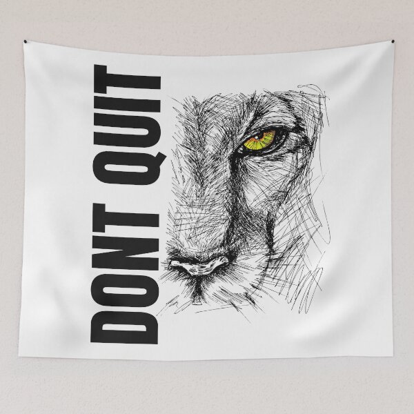 Item preview, DONT QUIT designed and sold by DoodleImprints.