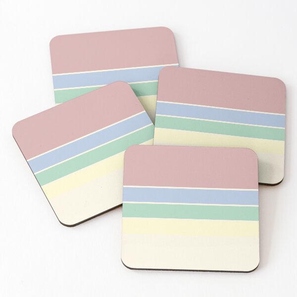 Item preview, Pastel 70s Vintage Retro Stripes designed and sold by Deutschic.
