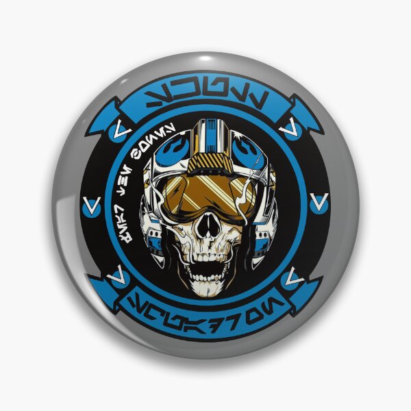 Item preview, Blue Leader Skull Squadron designed and sold by Imaginary Ink.