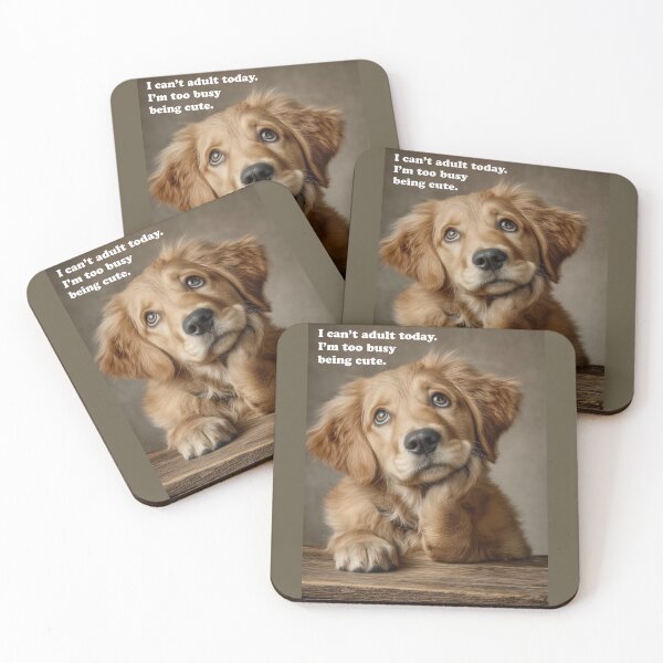 Item preview, I can't adult today. I'm too busy being cute. designed and sold by Gino By Design.
